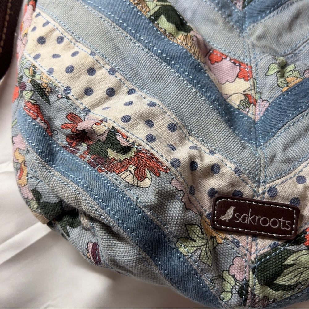 Sakroots Multicolor Chevron Patchwork Bag - image 5